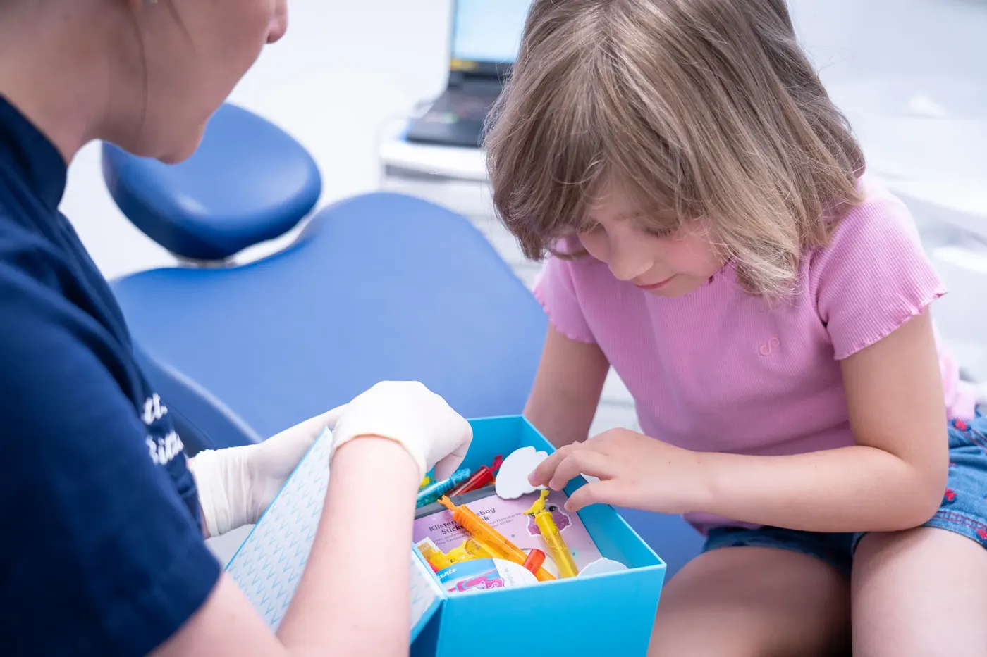 Il premio a fine visita dal dentista dei bambini, Perugia
