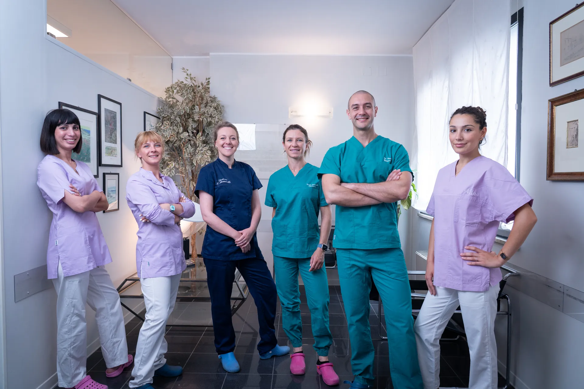 Il team dello Studio Dentistico Bittarello Cacchione a Perugia